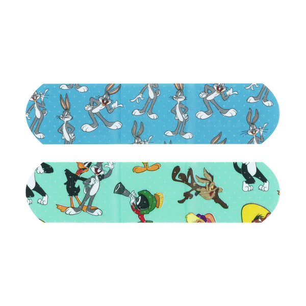 Looney Tunes™ Adhesive Bandages, Sterile, Bugs Bunny and Daffy Duck, 3/4" x 3"
