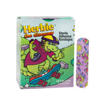 Designer Adhesive Bandages, Sterile, Herbie® the Dinosaur, 3/4" x 3"