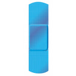 Blue Non-Metal Adhesive Strips, Sterile, Lightweight 1" x 3"