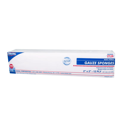 Non-Sterile, Gauze Sponge, 2" x 2", 12-ply, 200bg