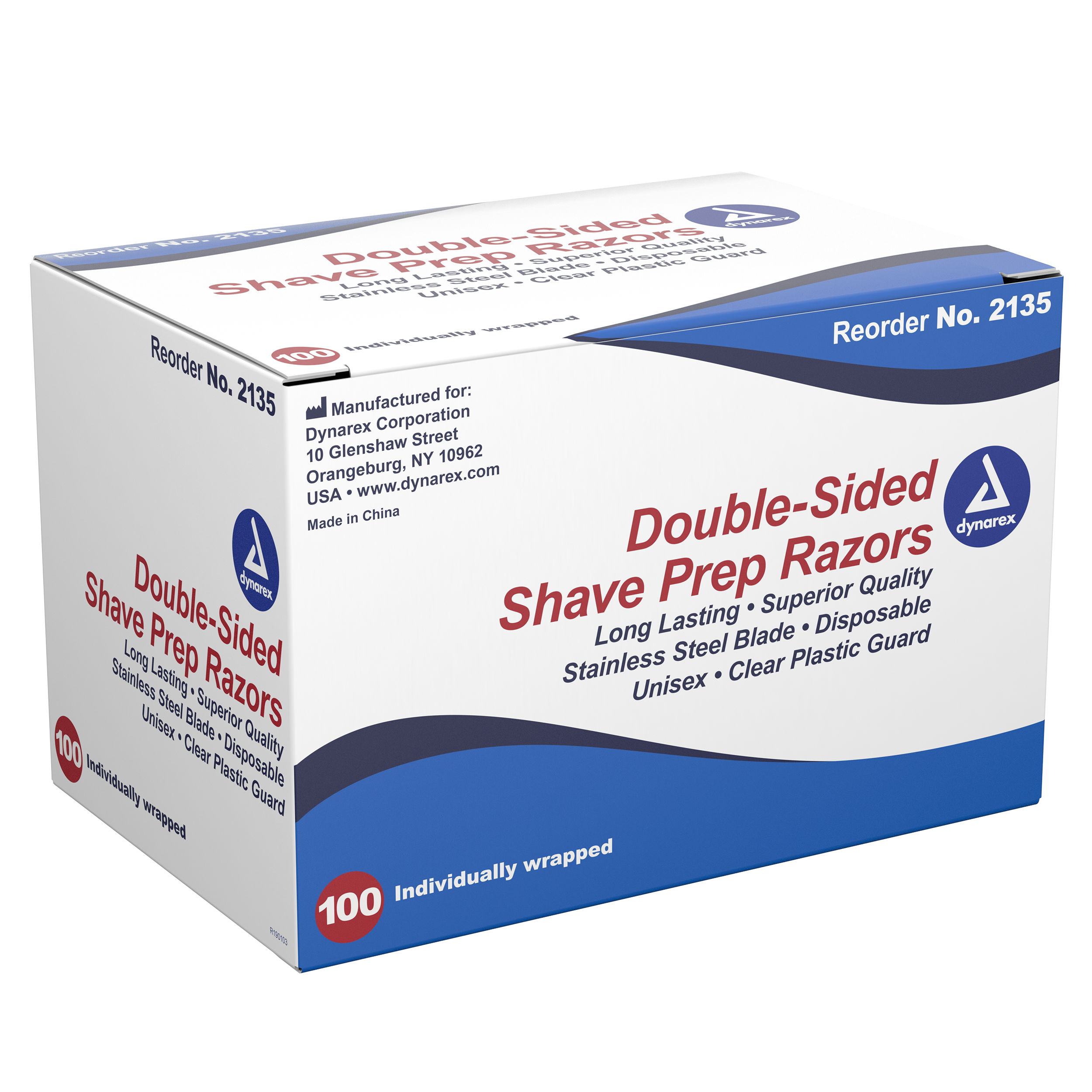 Two Sided Shaving Razor Double-Sided Shave Prep Razors – GoBioMed