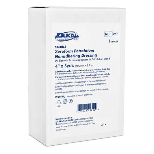 Dukal - Xeroform Dressing, 4" x 3 yds