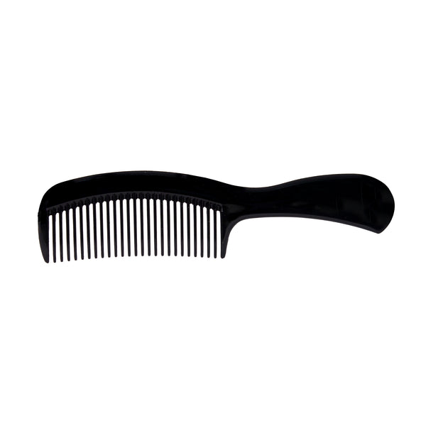 DawnMist® Comb, long handle, black, 6.5"