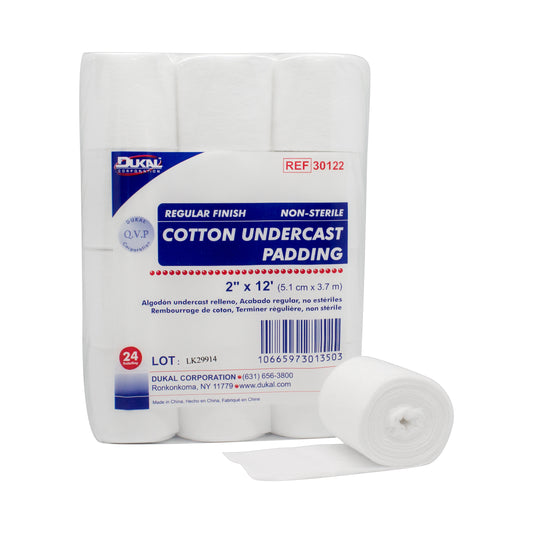 Dukal - Cotton Undercast Padding, Regular Finish, 2" x 4 yds