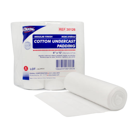 Dukal - Cotton Undercast Padding, Regular Finish, 6" x 4 yds