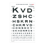 Illuminated Snellen Eye Chart, 10 ft