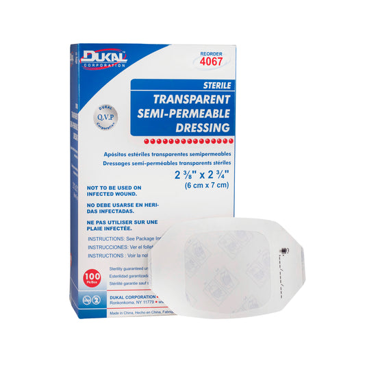 Sterile, Semi-Permeable Dressing, 2-3/8" x 2-3/4"