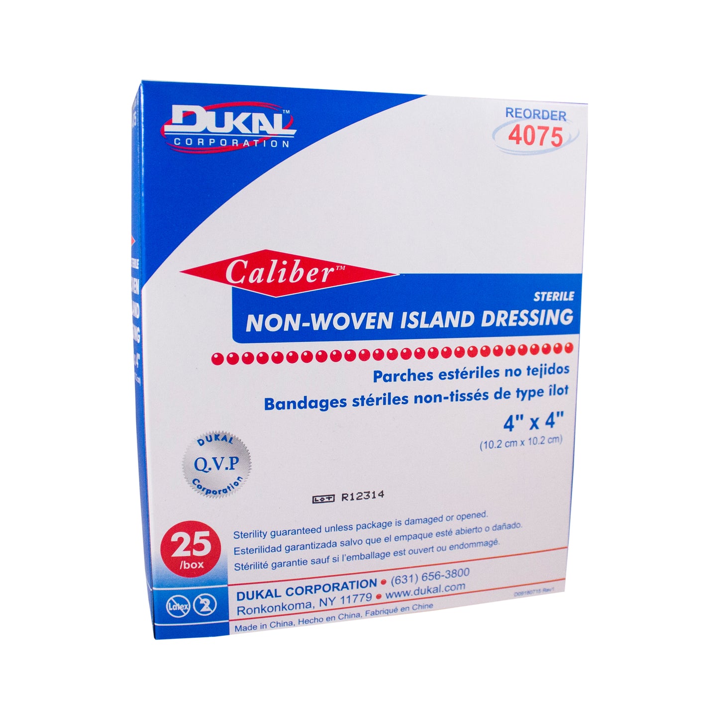 Sterile, Non-Woven Island Dressing 4" x 4"