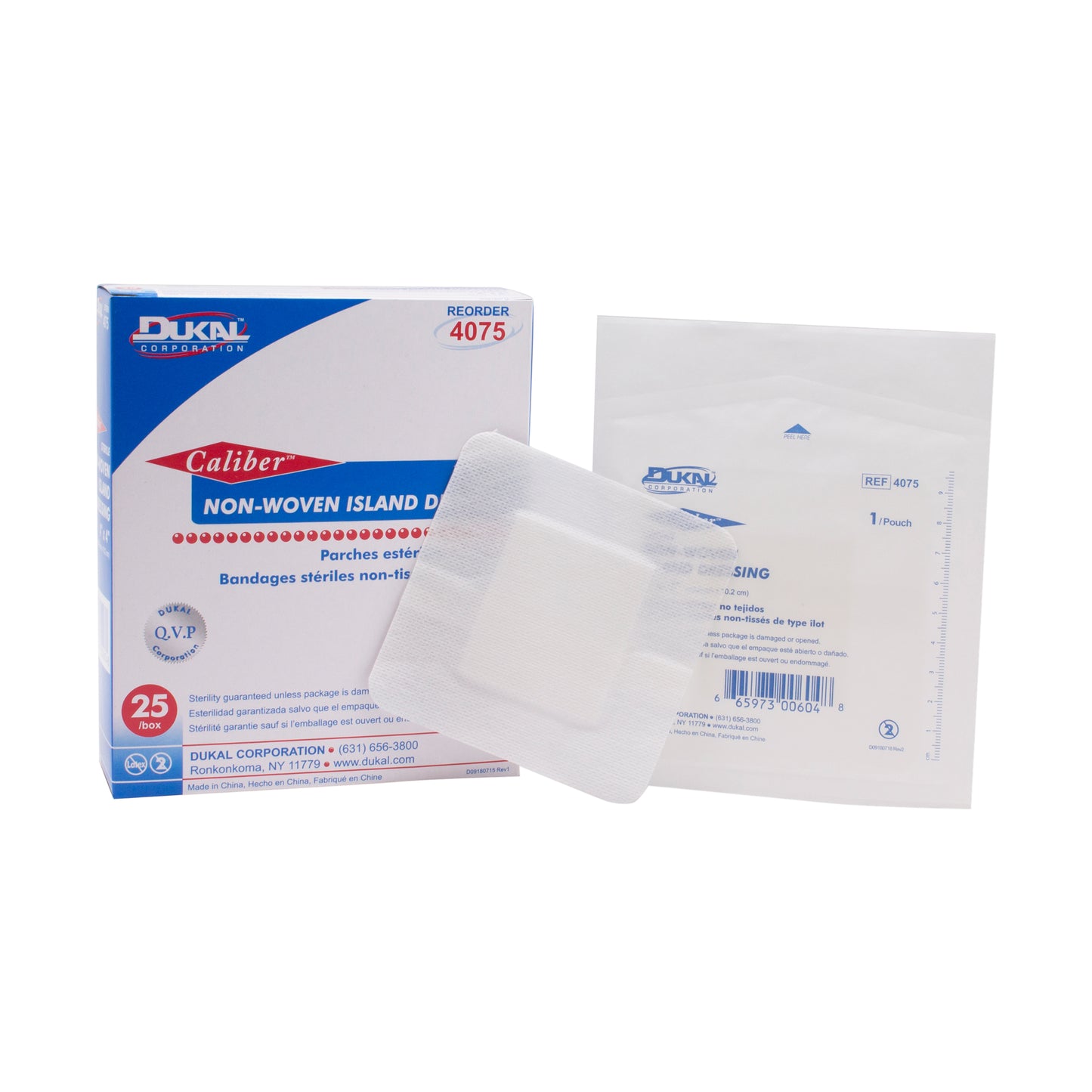 Sterile, Non-Woven Island Dressing 4" x 4"