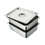 Stainless Steel Instrument Tray, no cover 12-1/2" x 10-1/4" x 4"