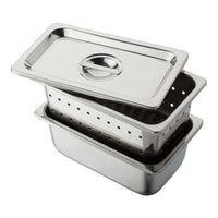 Stainless Steel Tray w/o Cover 10-1/4" x 6-1/4" x 4"