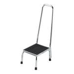 Foot Stool w/ handrail, Chrome