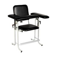 Tech-Med - Blood Draw Chair, Tall, Black, Flip Arm