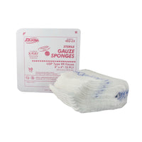 Sterile, Gauze, X-Ray Detectable, 8" x 4", 12-ply