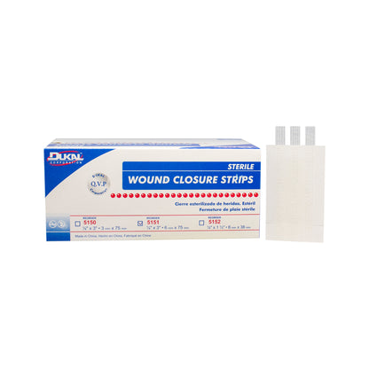 Sterile, Wound Closure Strips, 1/4" x 3"