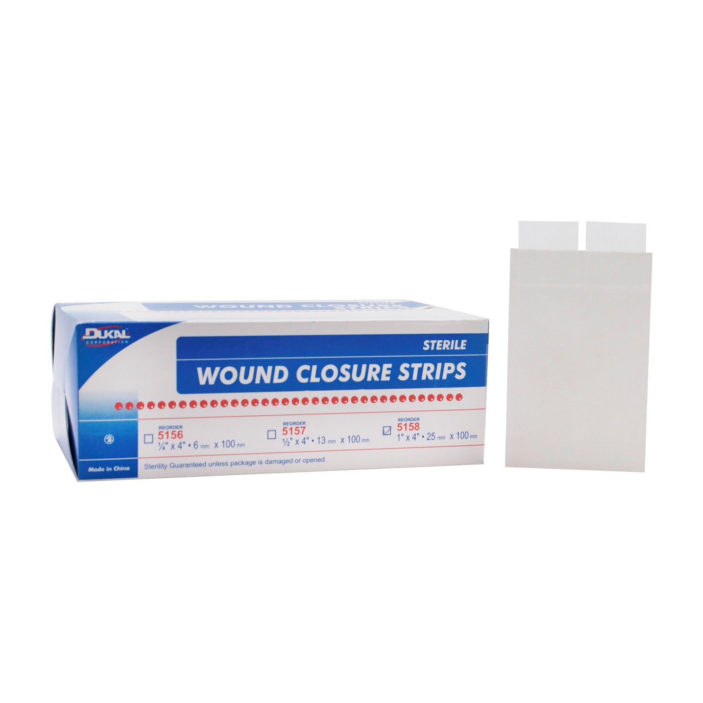 Sterile, Wound Closure Strips, 1" x 4"