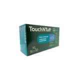 Ansell X-Large 150 Count Box - Blue 9" Touch N Tuff - 3mil Nitrile Ambidextrous Gloves
