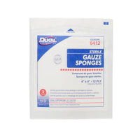 Sterile, Gauze Sponge, 4" x 4", 12-ply