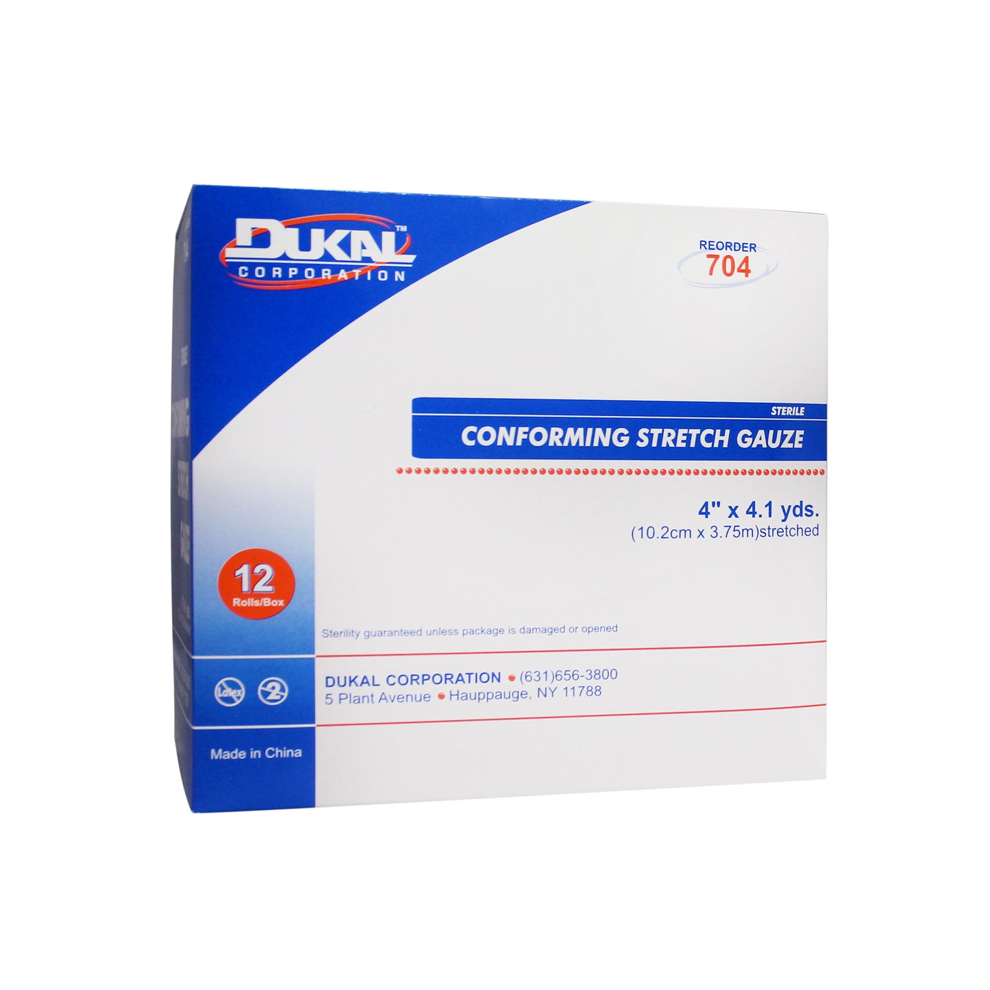 Sterile, Conforming Gauze, 4"