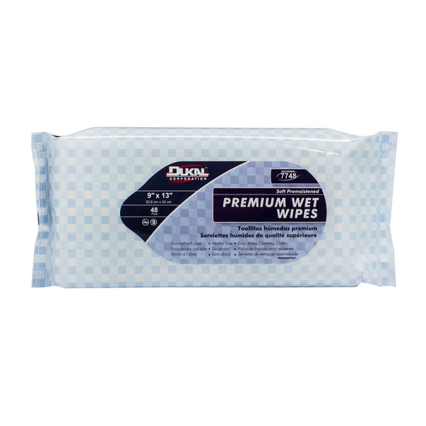 Premium Adult Wet Wipes, Soft Pack, 9" x 13"