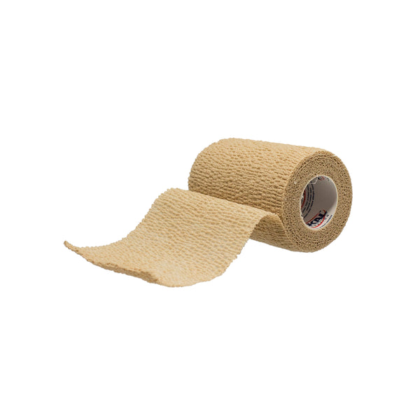 Dukal - Latex-Free Tan Cohesive Bandage, 3"