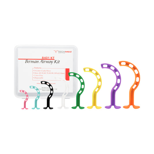 Berman Airway 8pcs Kit Plastic