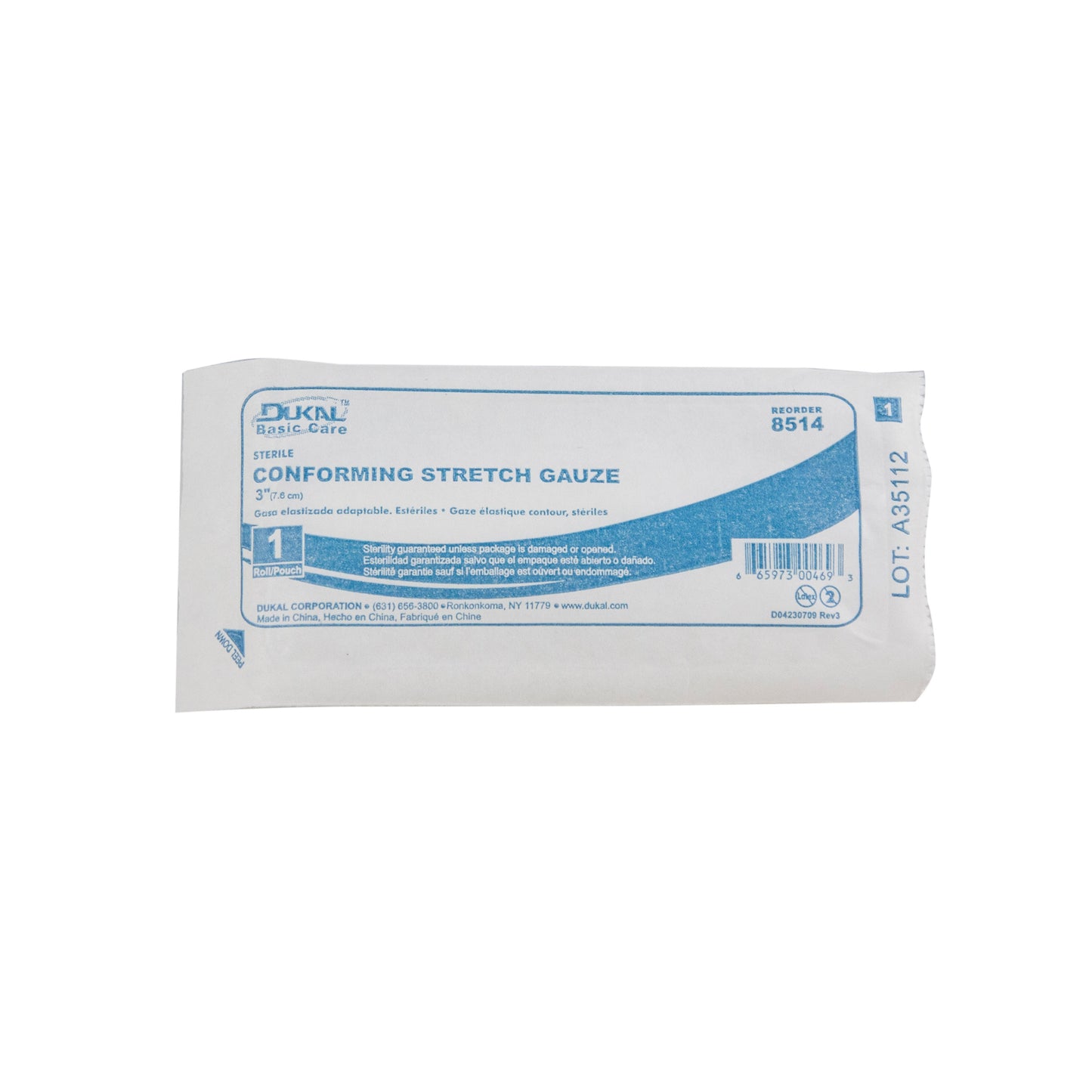 Sterile, Basic Conforming Stretch Gauze 3"