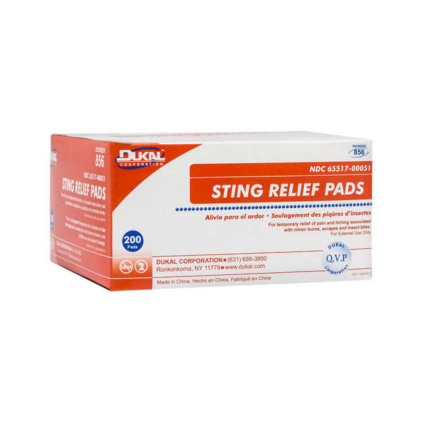 Sting Relief Pads, 2-ply