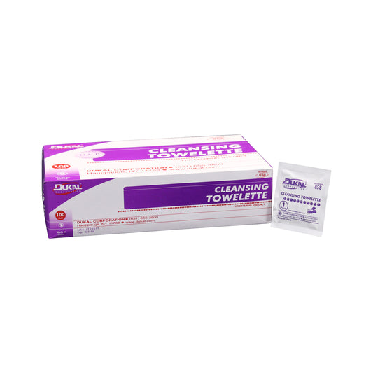 Dukal - Cleansing Towelette, 5" x 8"