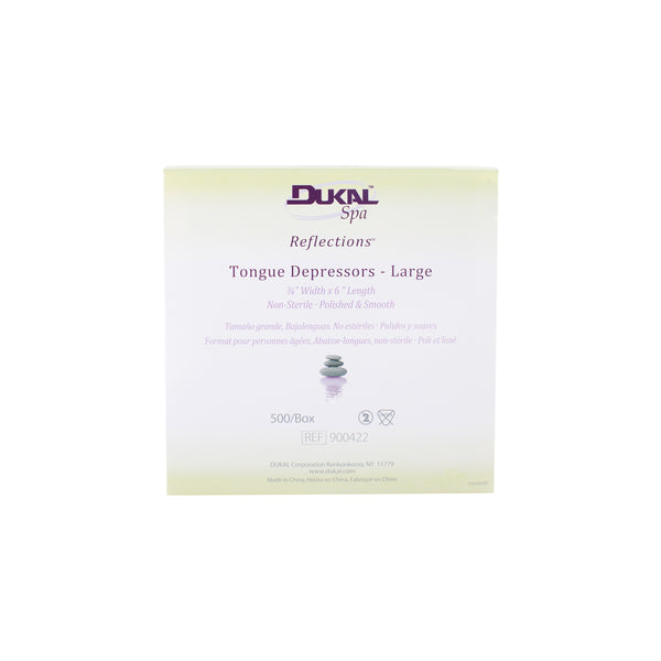 Dukal Reflectionsᵀᴹ Wax/Body Treatment Applicators, 3/4" x 6", Bulk