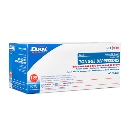 Sterile, Tongue Depressors, Senior, 6"