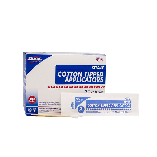Sterile, Cotton Tipped Applicators - 3"