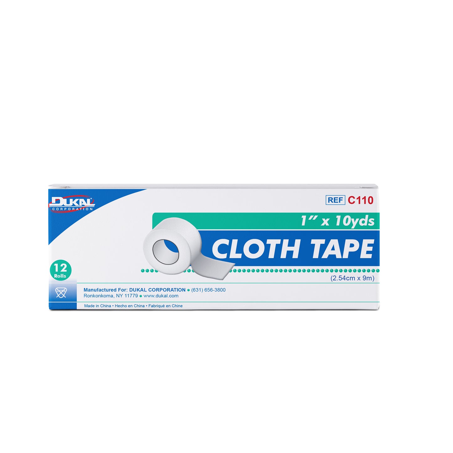 Dukal - Cloth Tape, 1" x 10yds