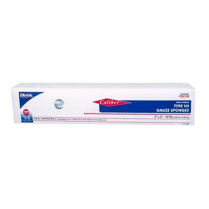 Type VII Gauze, Non-Sterile, 2" x 2", 12-ply