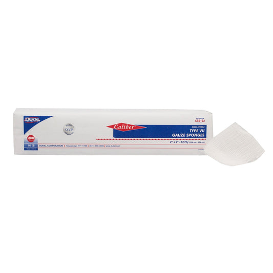 Type VII Gauze, Non-Sterile, 2" x 2", 12-ply