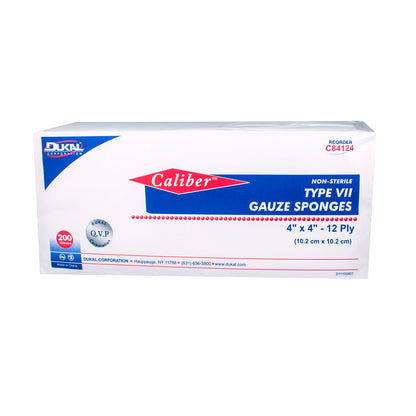Type VII Gauze, Non-Sterile, 4" x 4", 12-ply