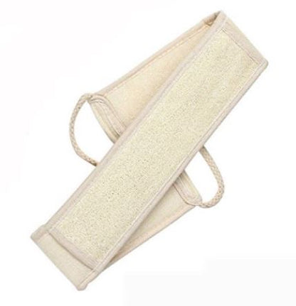 GBM Asheva Natural Loofah Strap, Exfoliating Back Scrubber