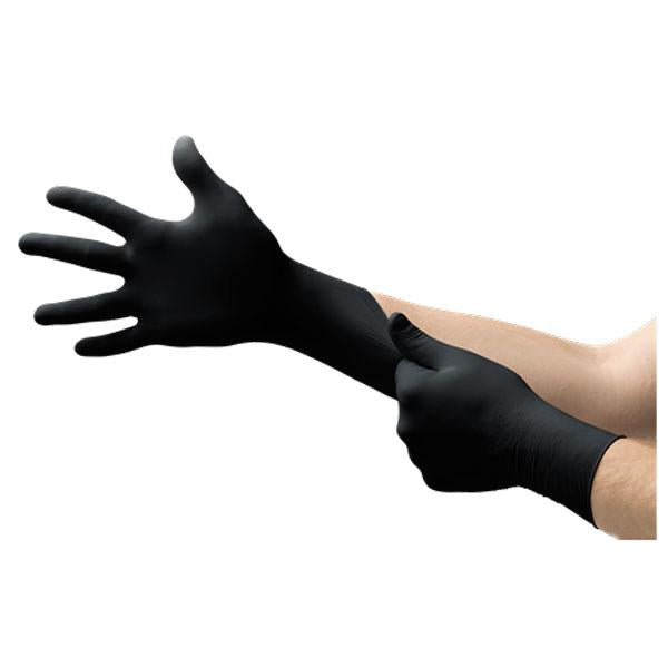 MICROFLEX® MidKnight® Black Disposable Nitrile Gloves | MK-296