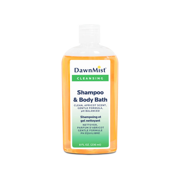 DawnMist® Shampoo and Body Bath, 8 oz, Bottle w/ dispensing cap