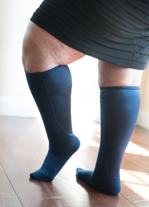 XPANDASOX Cable Knee High Socks