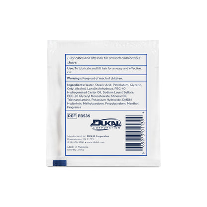 DawnMist® Shave Cream, Brushless - 0.125 oz single-use packet