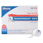 Transparent Tape Roll, 1" x 1.5yd, NS paper core