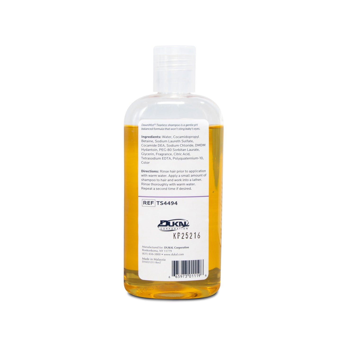 DawnMist® Shampoo, Tearless, Baby - 8 oz bottle w/dispensing cap