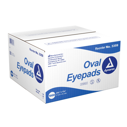 Dynarex - Oval Eye Pads, Sterile, 1 5/8" x 2 5/8"