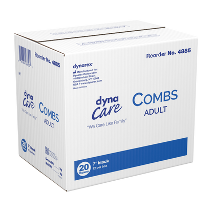 Dynarex -Black Adult Combs