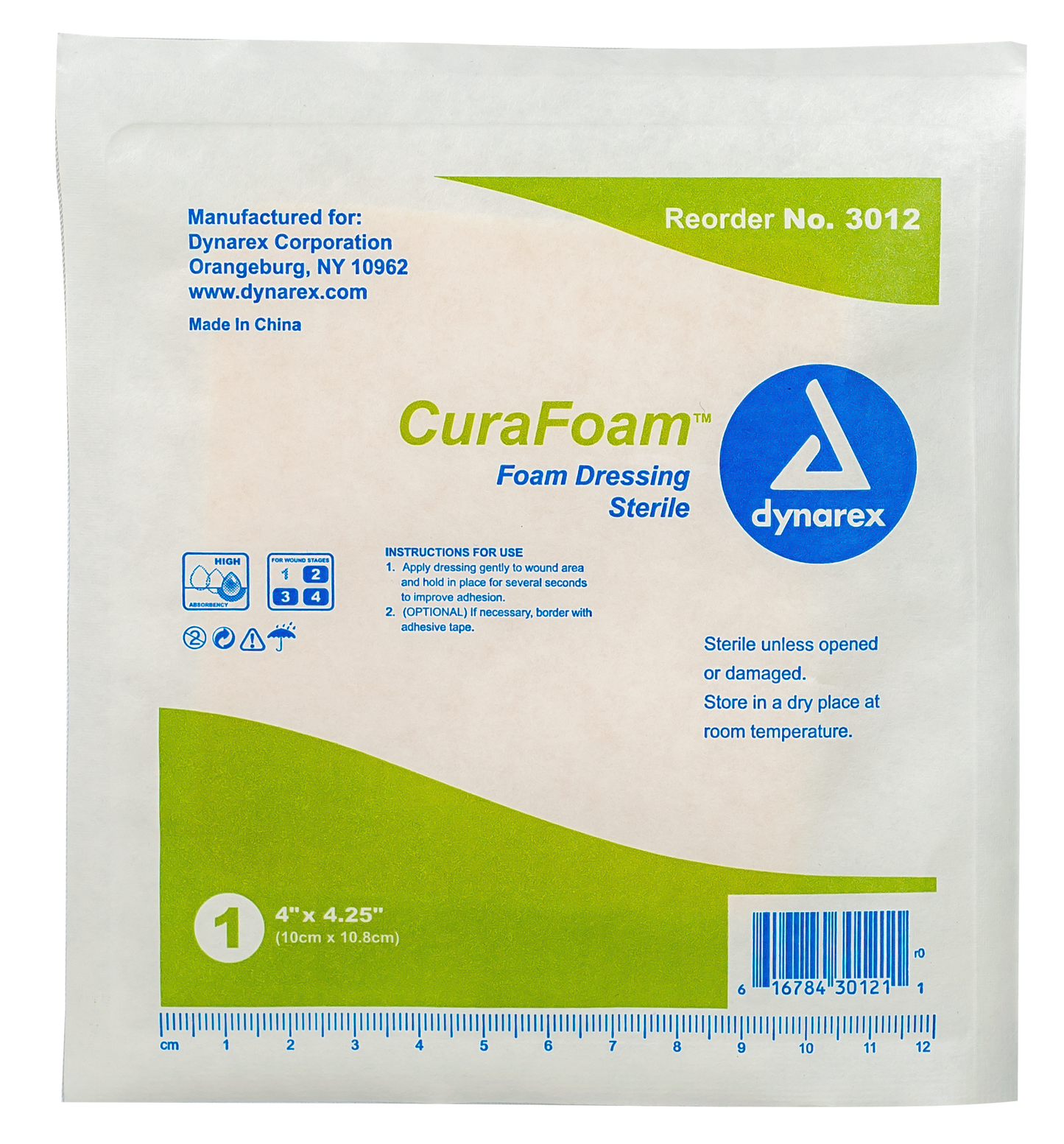 Dynarex - CuraFoam Foam Dressing