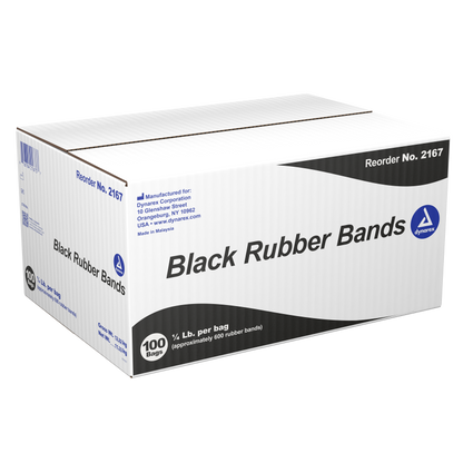 Black Tattooing Rubber Bands