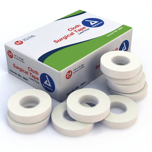 Dynarex - Cloth Surgical Tape 1/2" x 10 yds