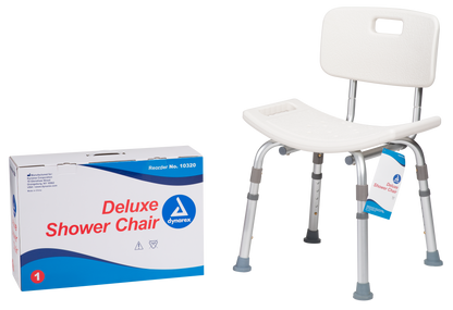 Dynarex - Deluxe Shower Chair with Back