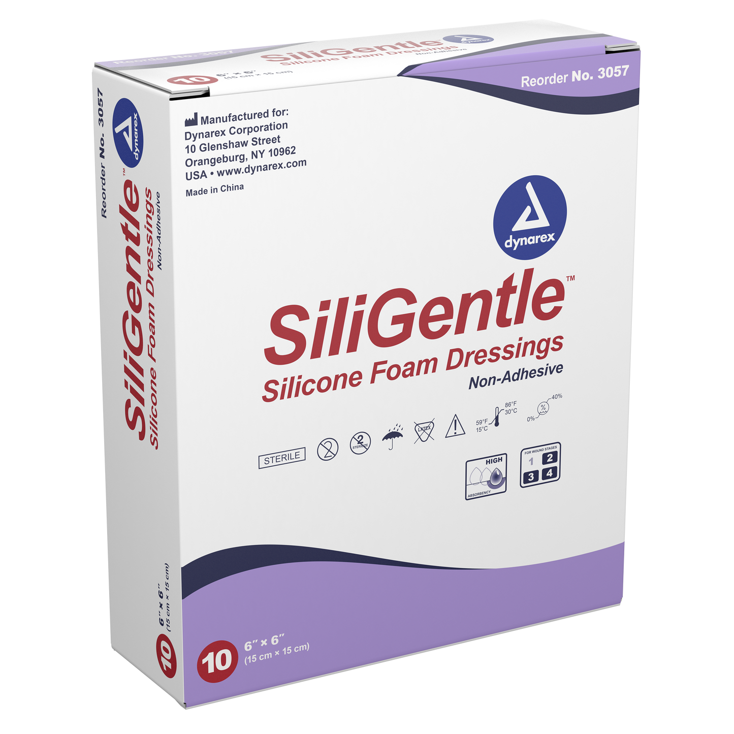 SiliGentle Non-Adhesive Silicone Foam Dressings